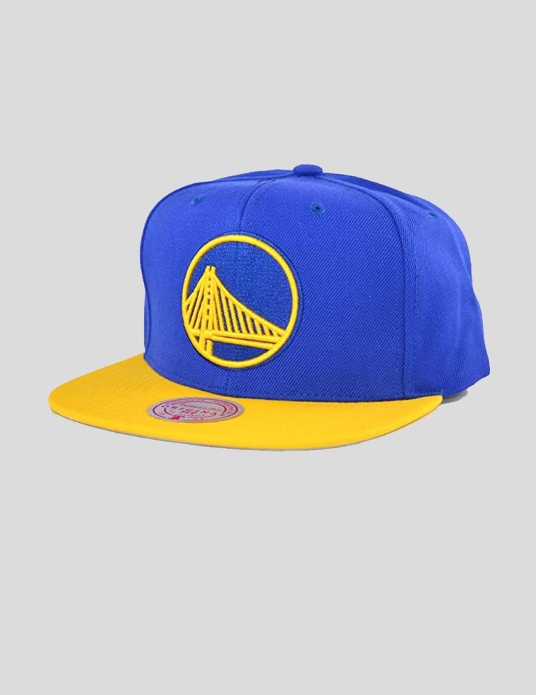 MITCHELL & NESS guerrieri di stato d´oro 2 tono 2.0 snapback reale / giallo